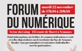 Affiche forum du numérique - Nemours 2022