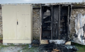 Incendie sur une armoire de fibre Évry-Grégy-sur-Yerre