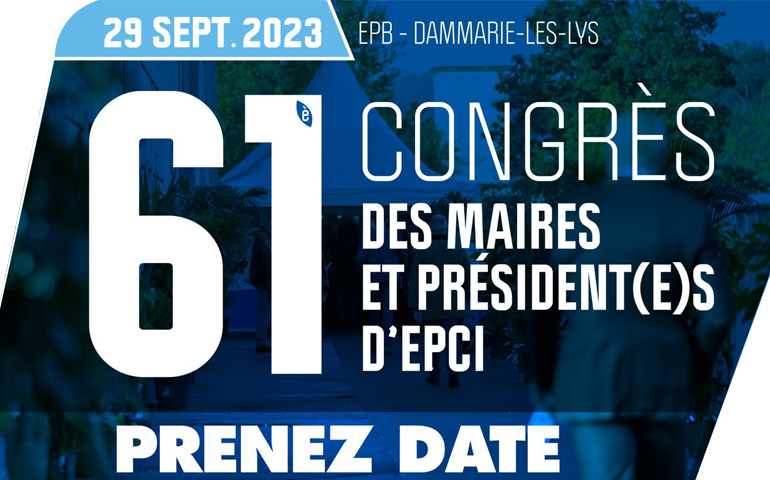 61ème Congrès des Maires et des Présidents d'EPCI